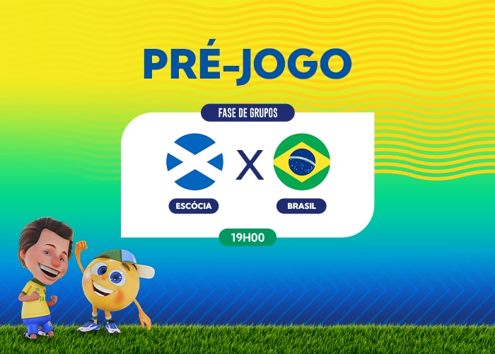 Imagem de capa do jogo entre Esc&oacute;cia e Brasil.