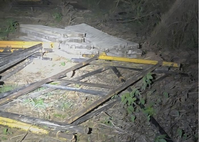 Imagem dos materiais recuperados