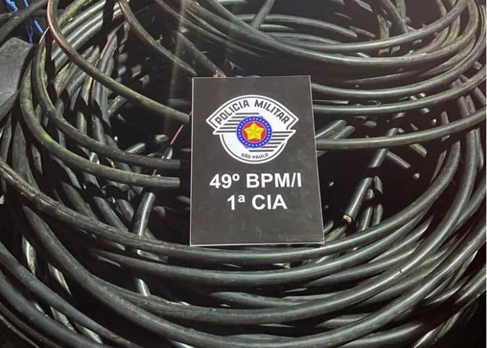 Cinco pessoas são presas por furto de quase 300 quilos de fios de cobre em Jundiaí