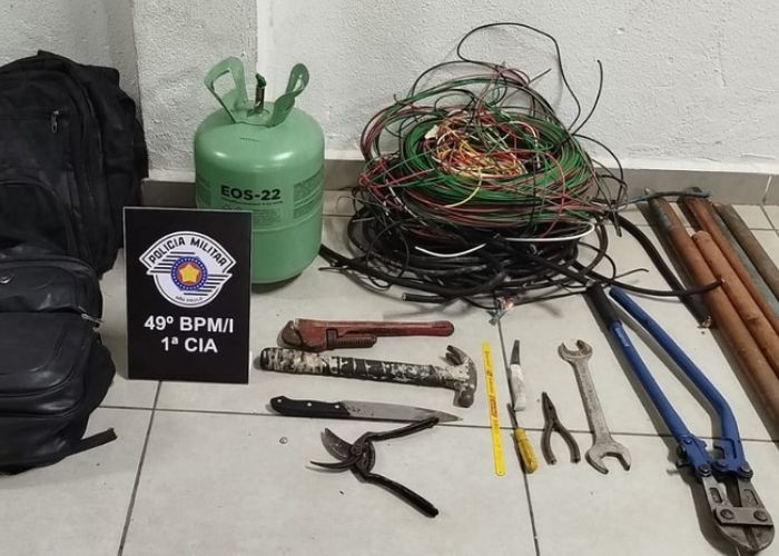 Quatro homens são presos por tentativa de furto de fios em Jundiaí