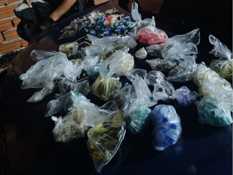 Imagem da apreens&atilde;o de drogas