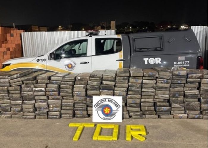 Polícia Militar apreende mais de duas toneladas de maconha em Itu