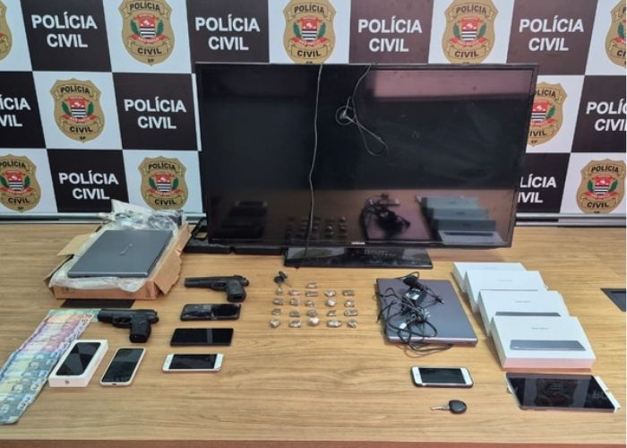 Quatro pessoas são presas por suspeita de roubo de equipamentos de escola de Itapetininga