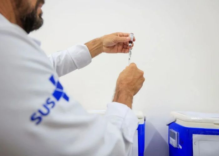 Vacinação contra o sarampo no estado de SP