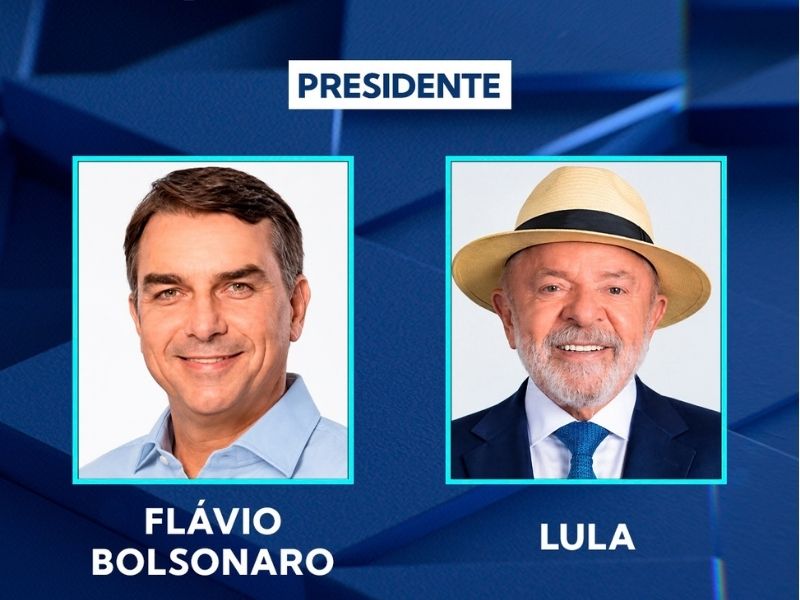 Lula e Fl&aacute;vio Bolsonaro disputam o segundo turno das elei&ccedil;&otilde;es 2026