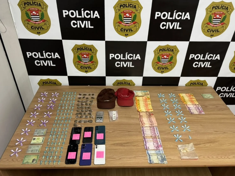 Operação apreende drogas e prende quatro pessoas na Vila Mazzei, em Itapetininga