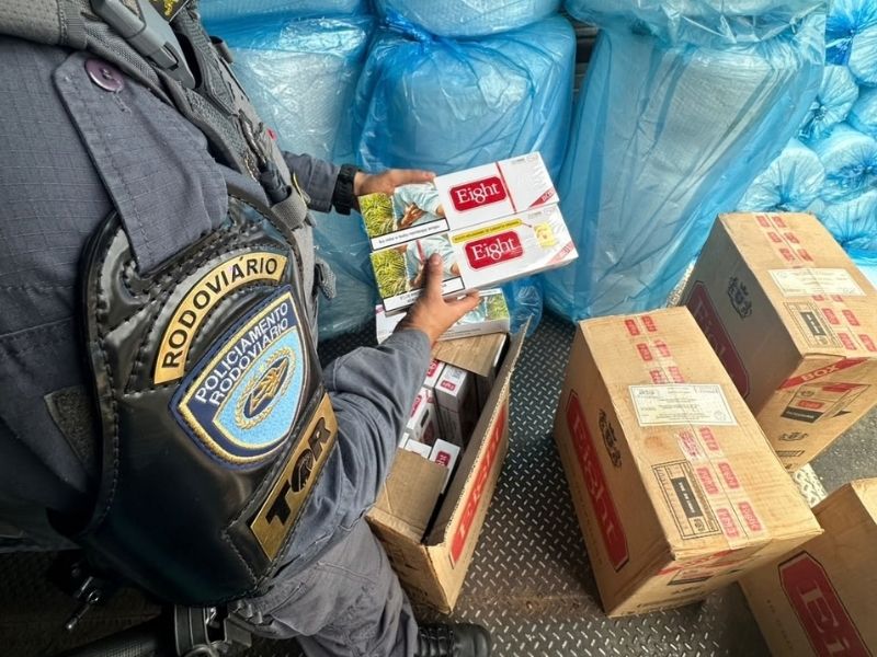 Mais de 900 mil maços de cigarros contrabandeados são apreendidos em Tatuí