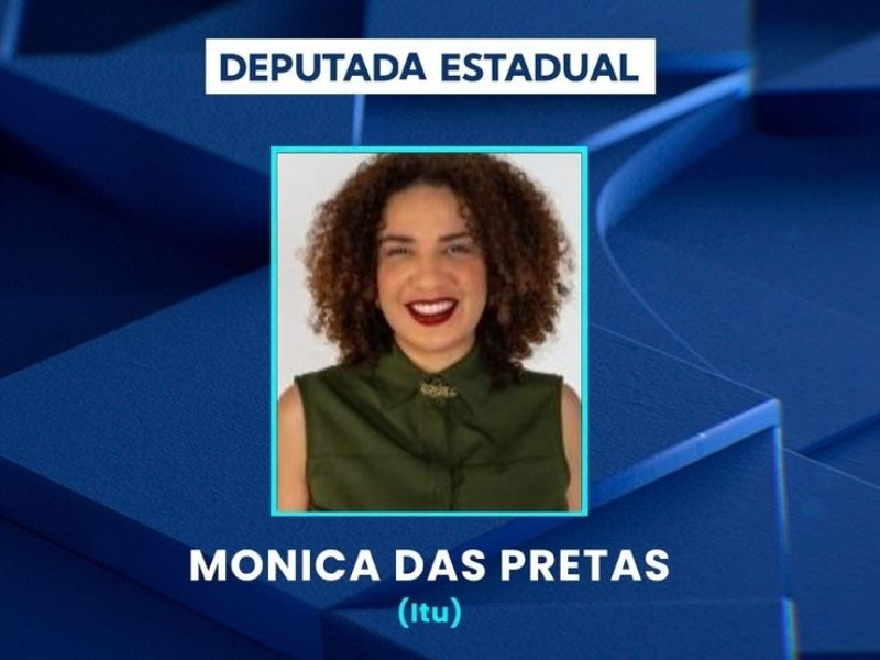 Candidata de Itu, Mônica das Pretas é eleita deputada estadual