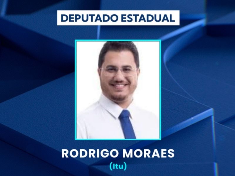 Natural de Itu, Rodrigo Moraes é reeleito deputado estadual