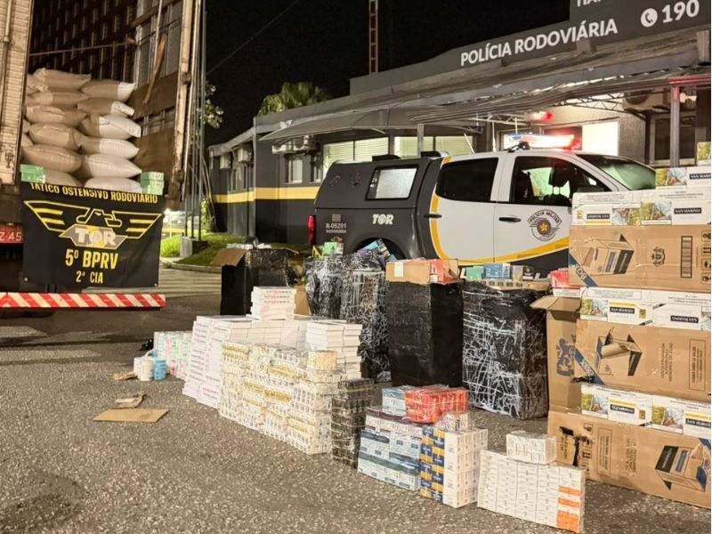 Homem é preso com carga ilegal avaliada em mais de R$ 1,6 milhão em Angatuba