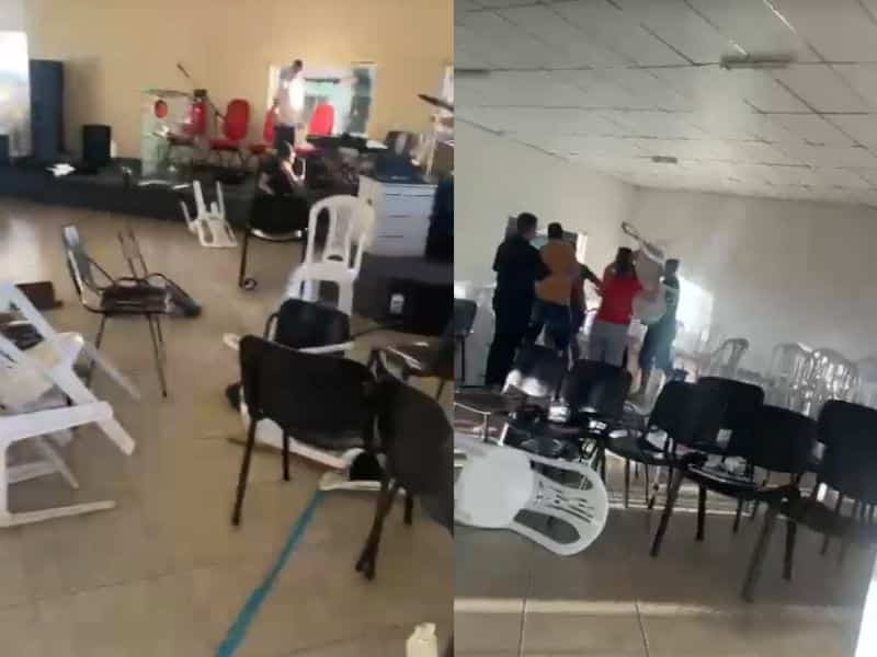 Quatro pessoas invadem igreja e agridem fiéis após discussão em Itu