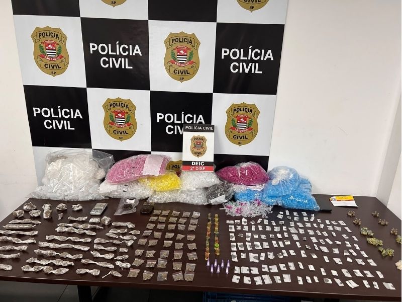 Operação contra o tráfico prende três pessoas e identifica cinco suspeitos em Sorocaba